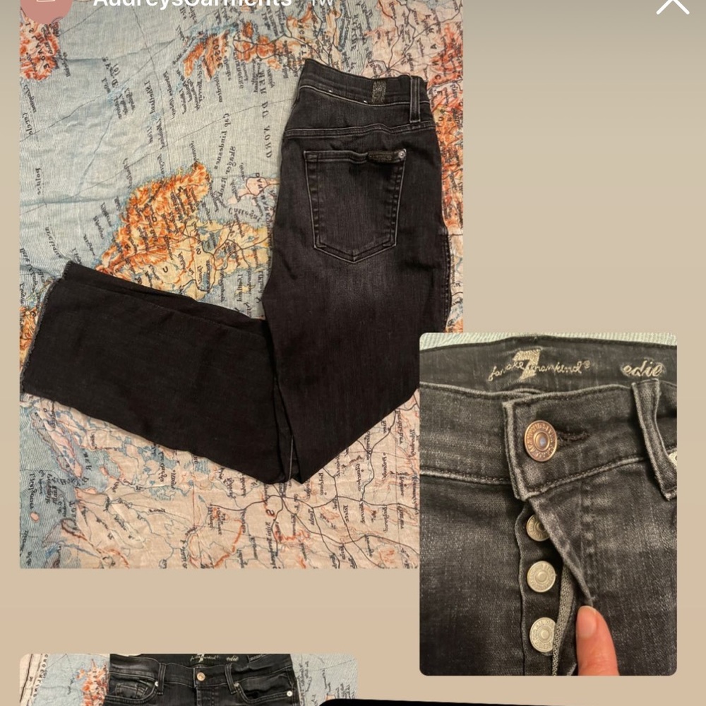 7 for all man kind high waisted jeans